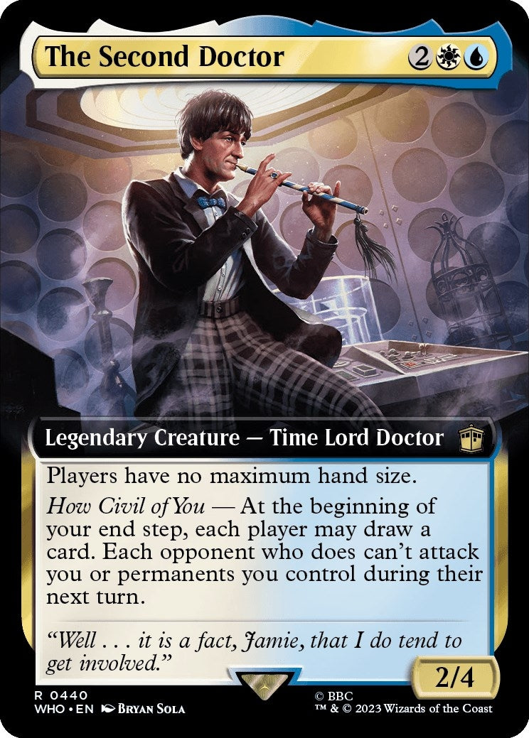 The Second Doctor (Extended Art) (440) (Universes Beyond: Doctor Who)