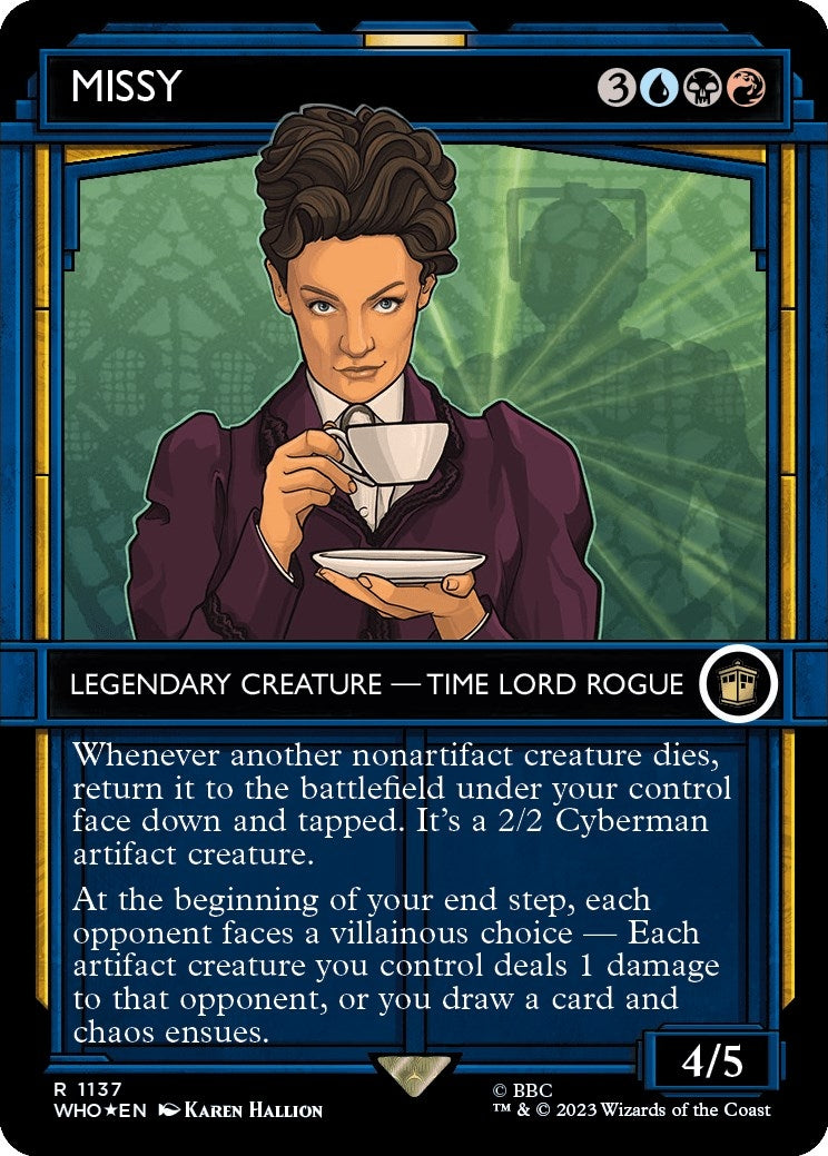 Missy (Showcase) (Surge Foil) (1137) (Universes Beyond: Doctor Who)