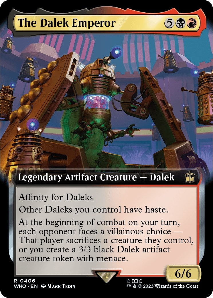 The Dalek Emperor (Extended Art) (406) (Universes Beyond: Doctor Who)