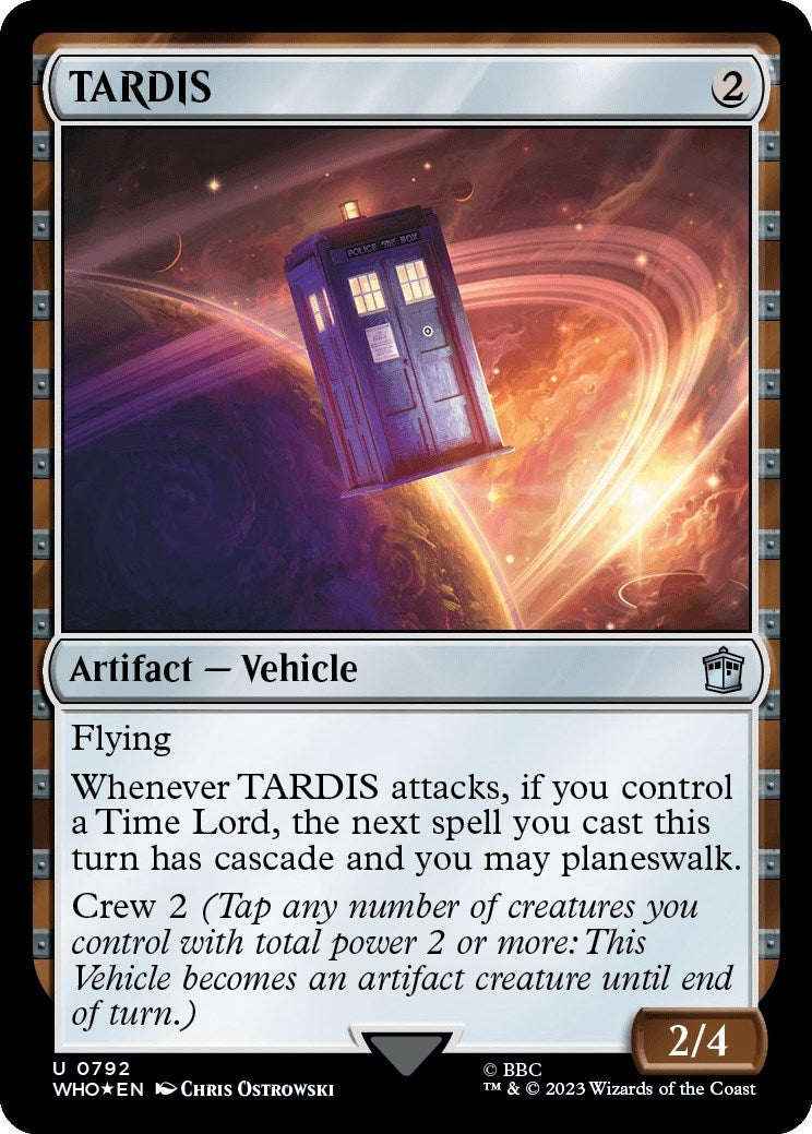TARDIS (Surge Foil) (792) (Universes Beyond: Doctor Who)