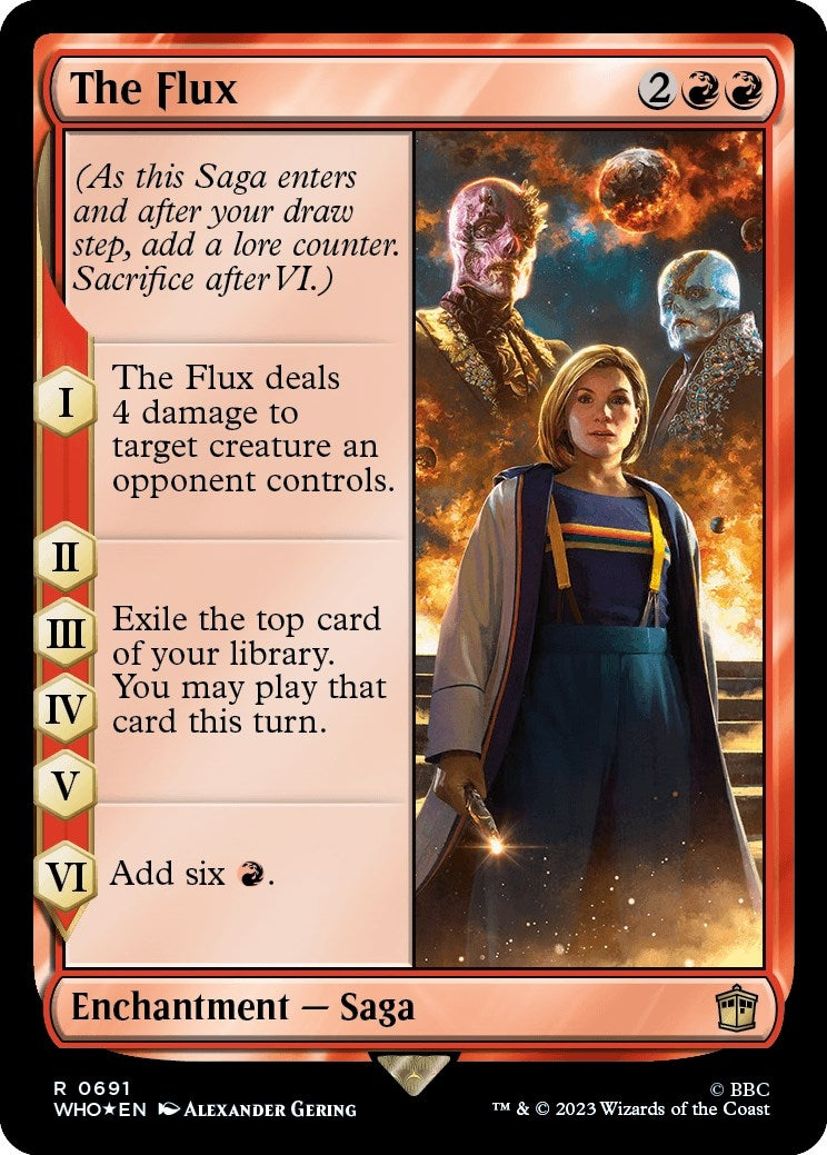 The Flux (Surge Foil) (691) (Universes Beyond: Doctor Who)