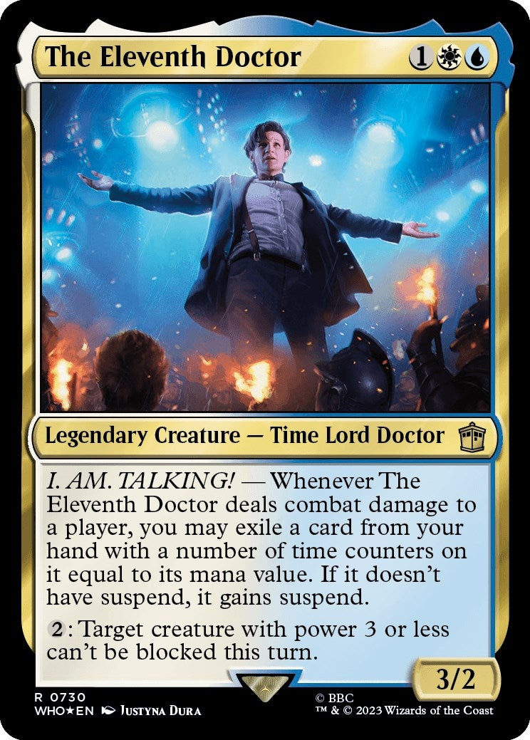 The Eleventh Doctor (Surge Foil) (730) (Universes Beyond: Doctor Who)