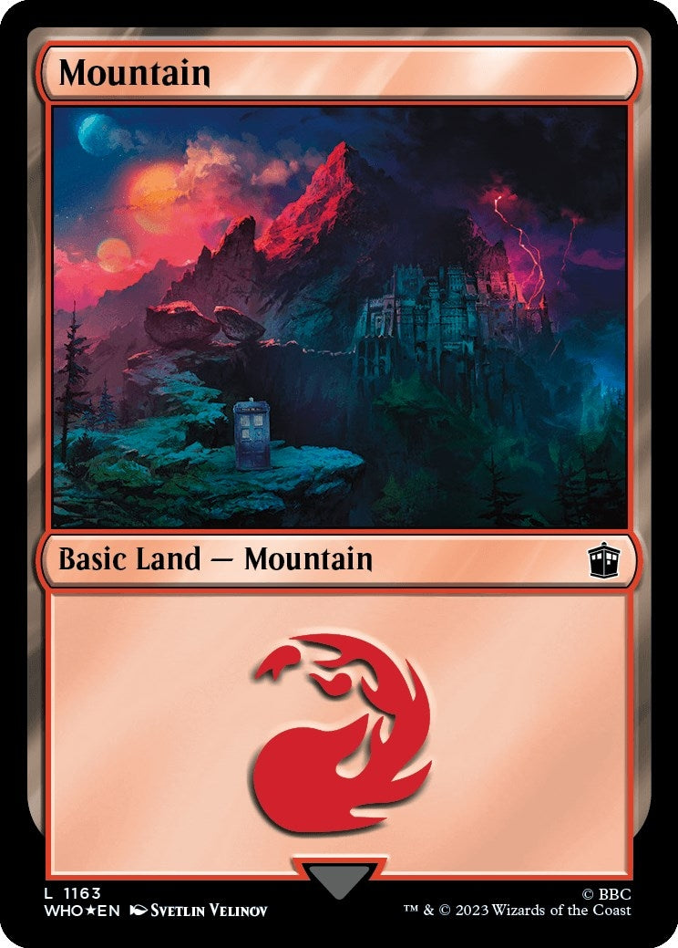 Mountain (1163) (Surge Foil) (1163) (Universes Beyond: Doctor Who)