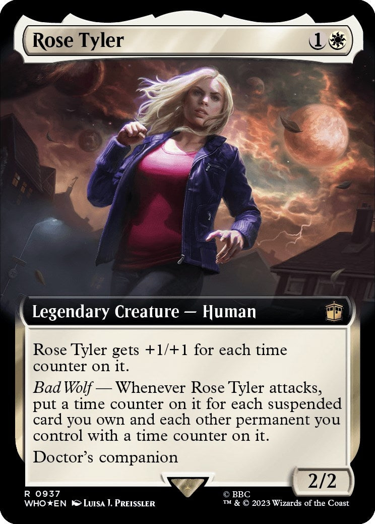 Rose Tyler (Extended Art) (Surge Foil) (937) (Universes Beyond: Doctor Who)