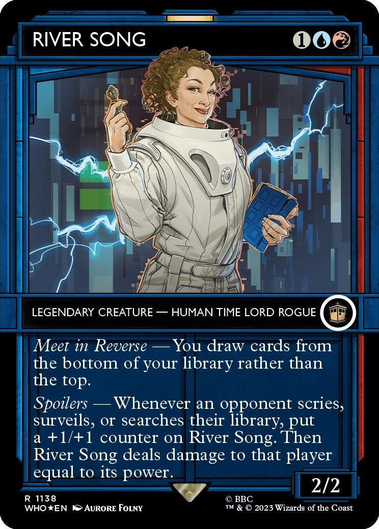 River Song (Showcase) (Surge Foil) (1138) (Universes Beyond: Doctor Who)