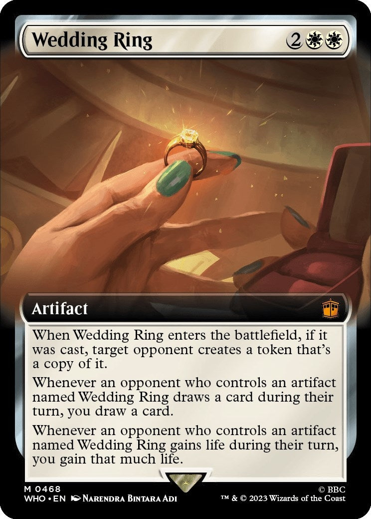 Image for Wedding Ring (Extended Art) (468) - Magic: The Gathering