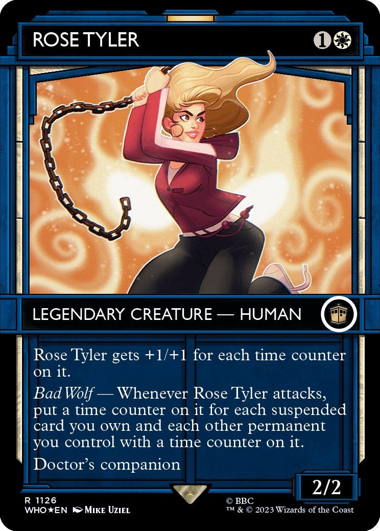 Rose Tyler (Showcase) (Surge Foil) (1126) (Universes Beyond: Doctor Who)