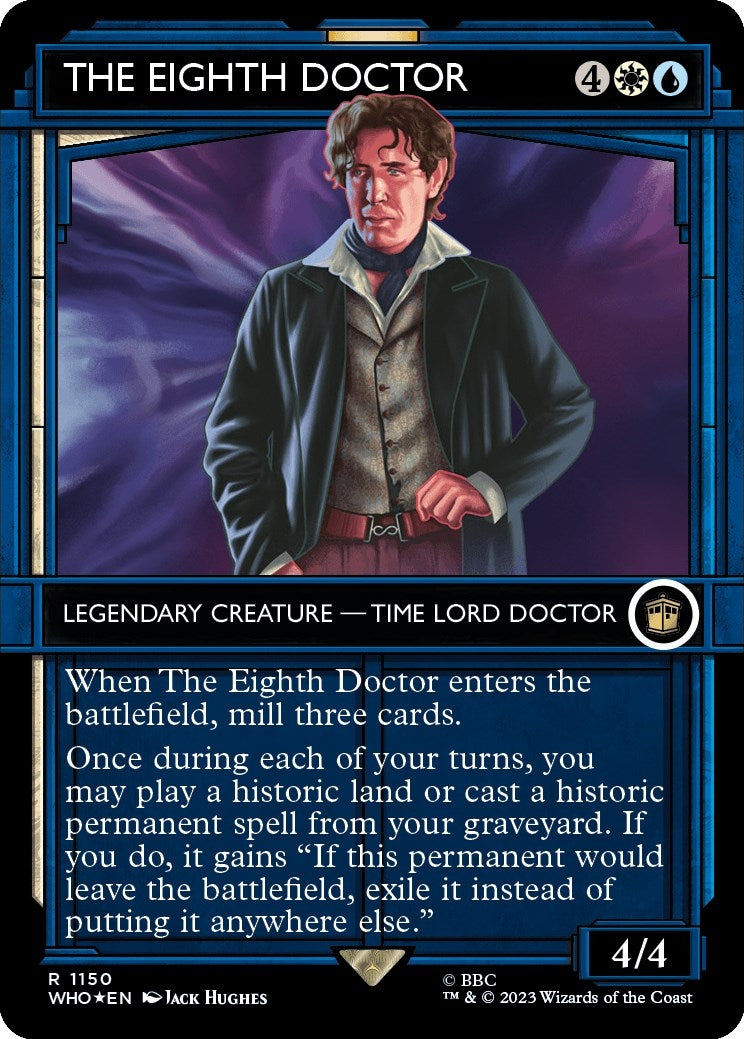 The Eighth Doctor (Showcase) (Surge Foil) (1150) (Universes Beyond: Doctor Who)
