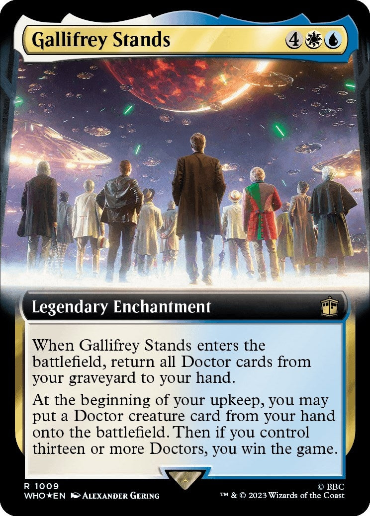 Gallifrey Stands (Extended Art) (Surge Foil) (1009) (Universes Beyond: Doctor Who)