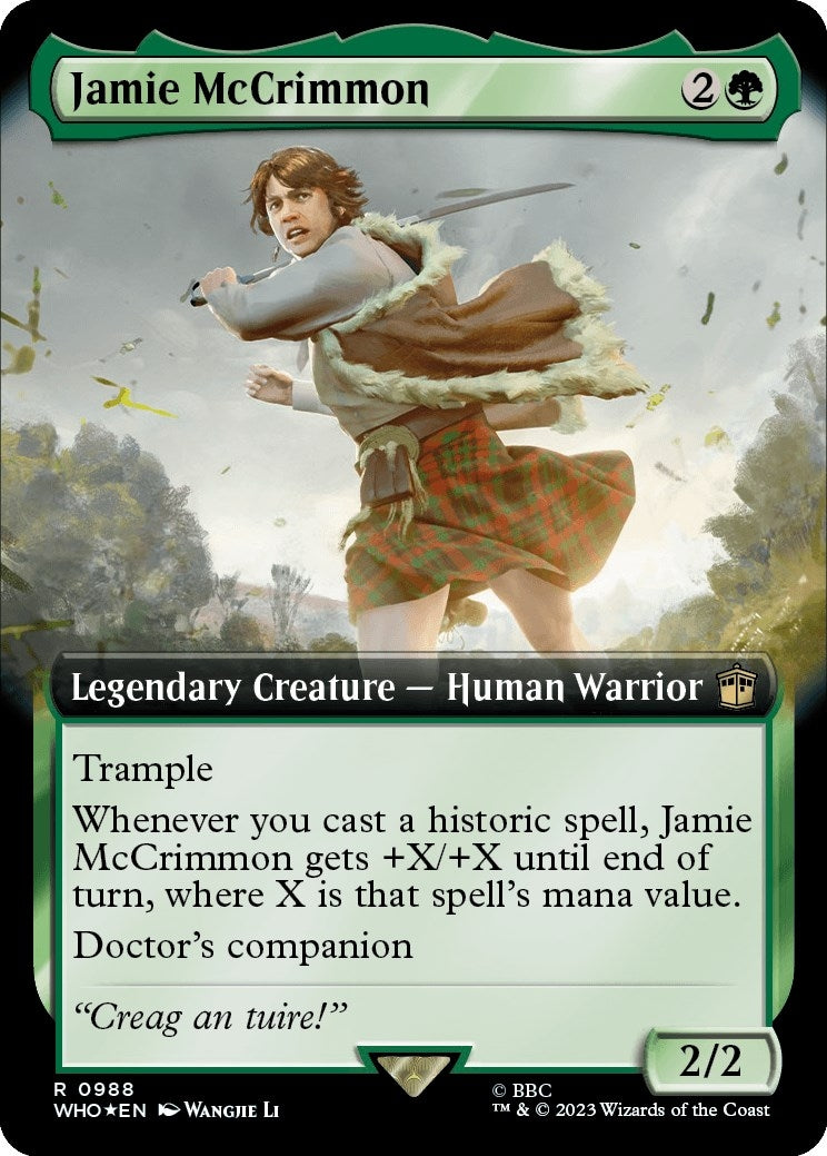 Jamie McCrimmon (Extended Art) (Surge Foil) (988) (Universes Beyond: Doctor Who)