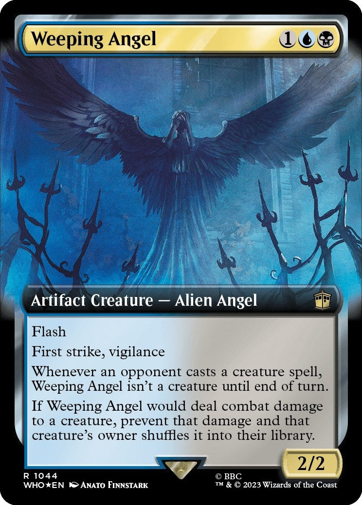 Image for Weeping Angel (Extended Art) (Surge Foil) (1044) - Magic: The Gathering
