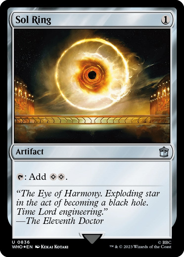 Sol Ring (Surge Foil) (836) (Universes Beyond: Doctor Who)