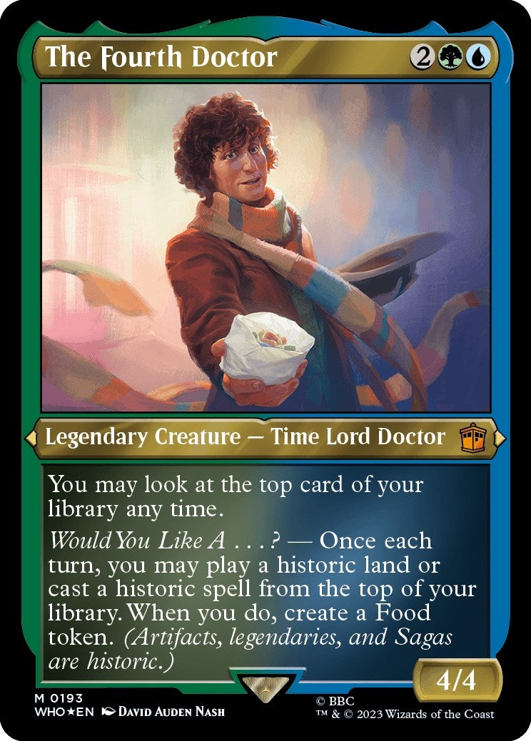 The Fourth Doctor (Display Commander) - Thick Stock (193) (Universes Beyond: Doctor Who)