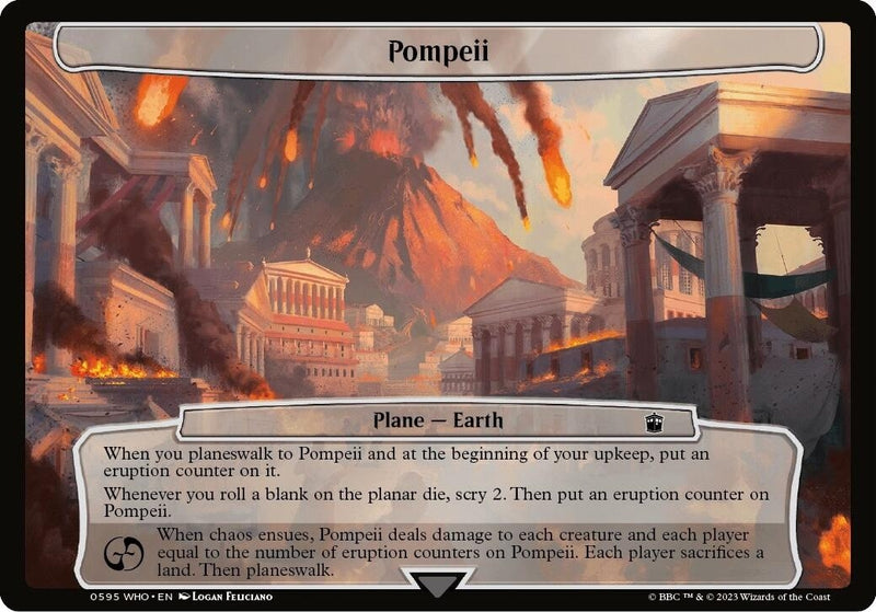 Pompeii (595) (Planechase: Universes Beyond: Doctor Who)