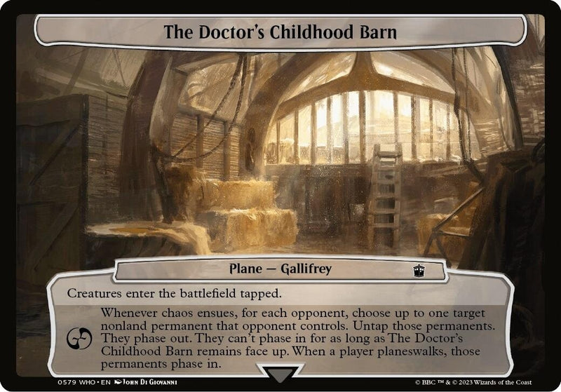 The Doctor's Childhood Barn (579) (Planechase: Universes Beyond: Doctor Who)