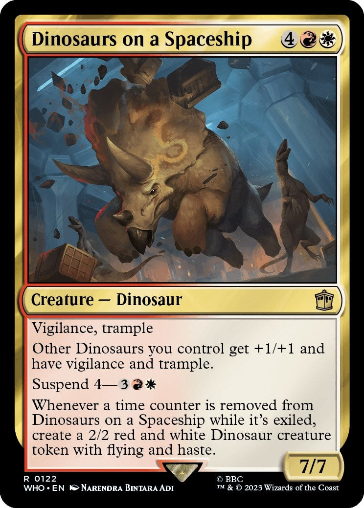 Dinosaurs on a Spaceship (122) (Universes Beyond: Doctor Who)
