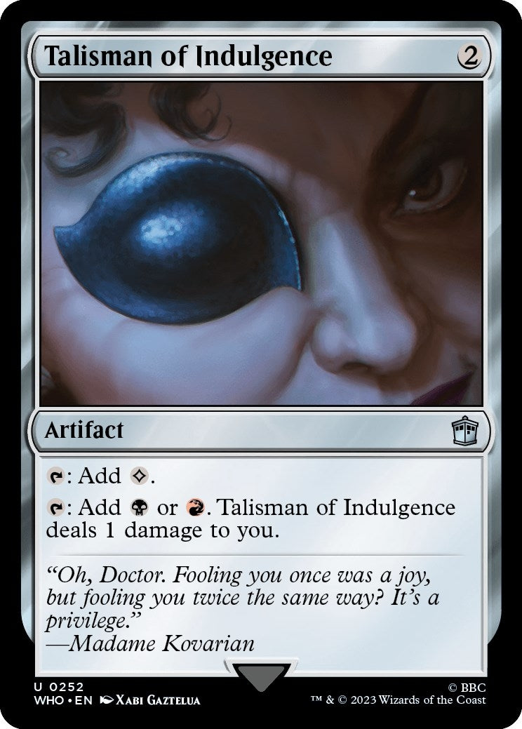 Talisman of Indulgence (252) (Universes Beyond: Doctor Who)