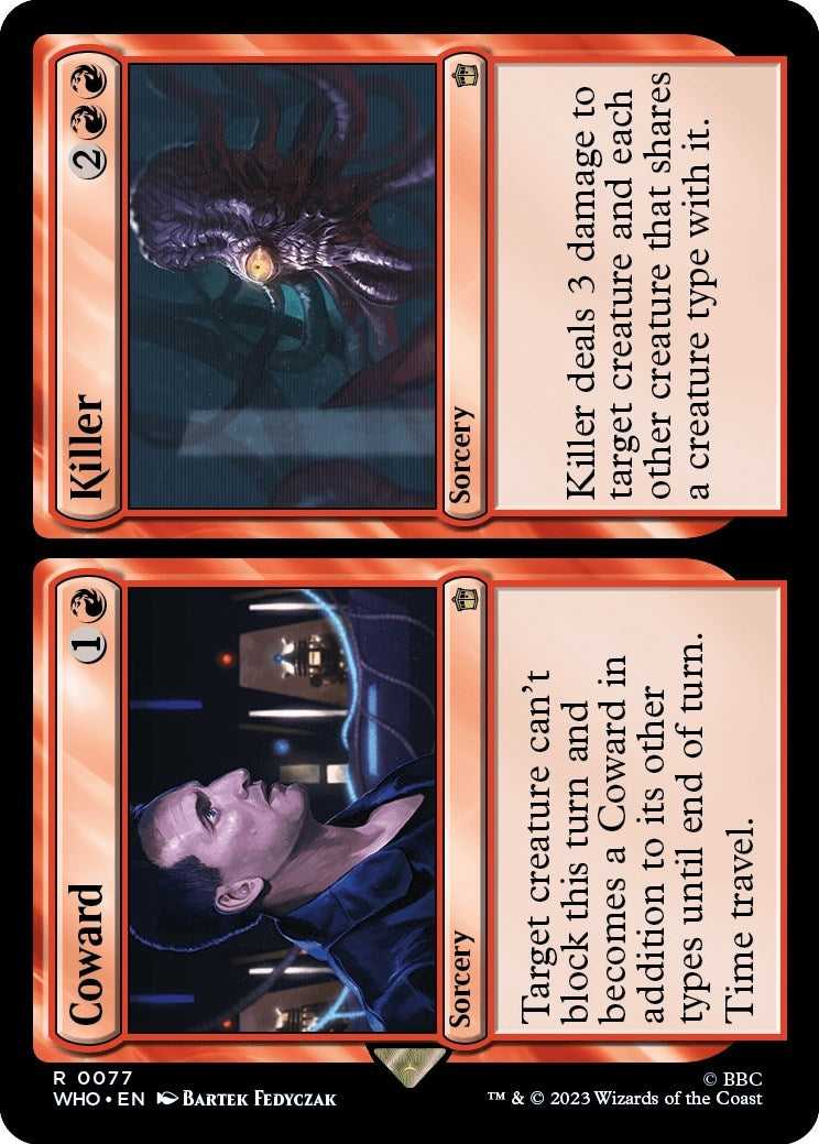 Coward // Killer (77) (Universes Beyond: Doctor Who)