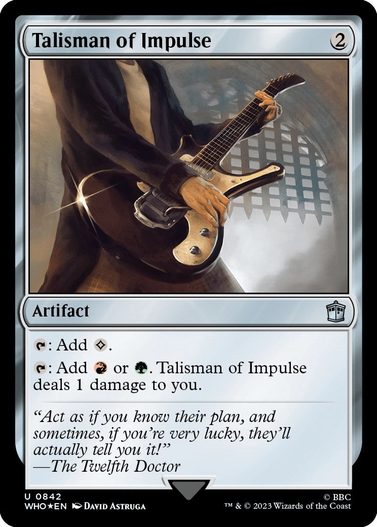 Talisman of Impulse (Surge Foil) (842) (Universes Beyond: Doctor Who)