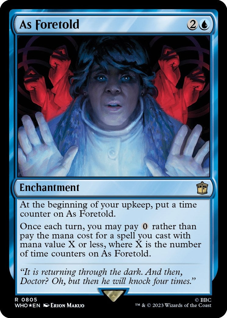 As Foretold (Surge Foil) (805) (Universes Beyond: Doctor Who)