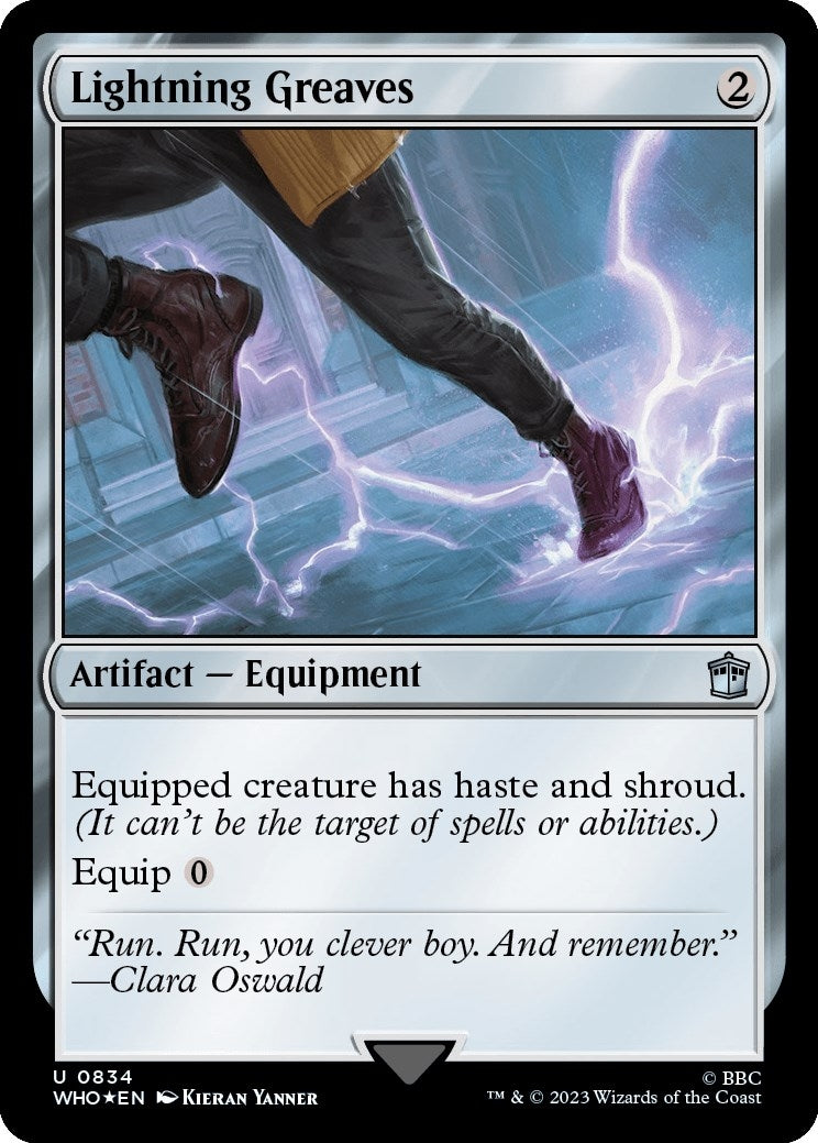 Lightning Greaves (Surge Foil) (834) (Universes Beyond: Doctor Who)