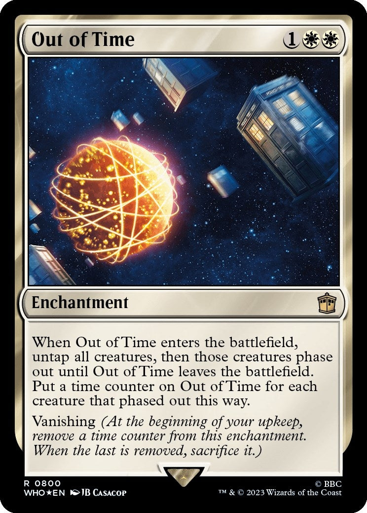 Out of Time (Surge Foil) (800) (Universes Beyond: Doctor Who)