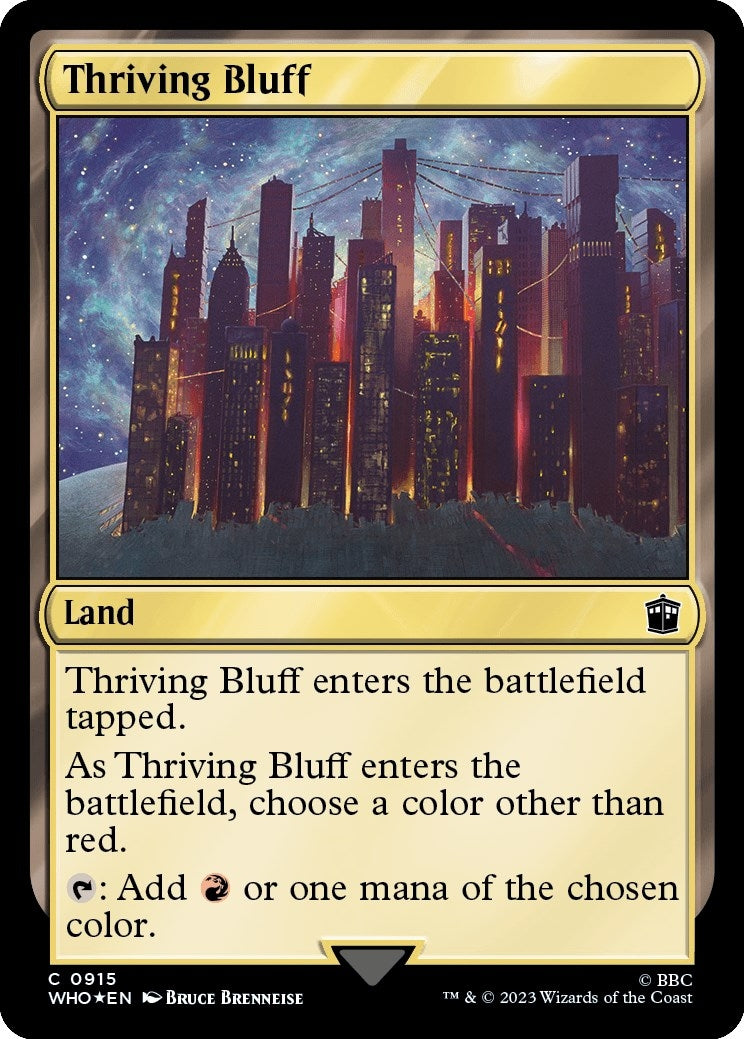 Thriving Bluff (Surge Foil) (915) (Universes Beyond: Doctor Who)