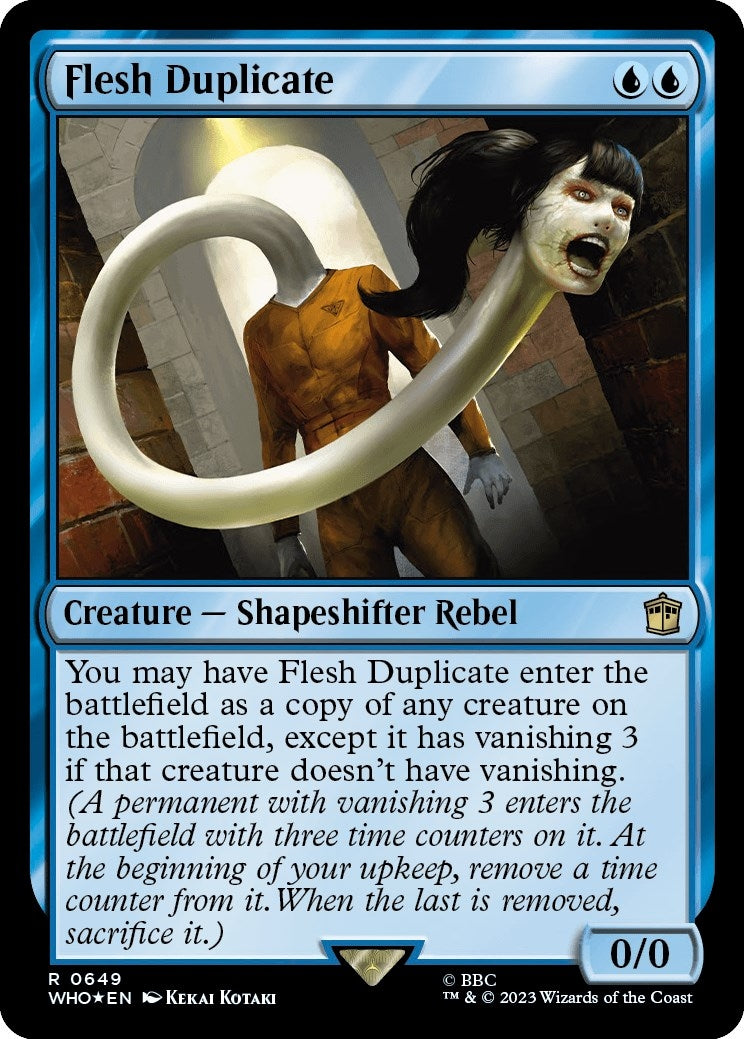 Flesh Duplicate (Surge Foil) (649) (Universes Beyond: Doctor Who)
