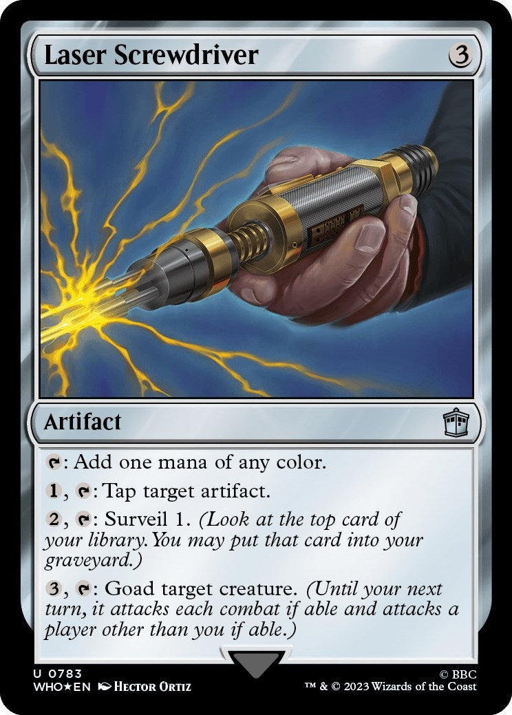 Laser Screwdriver (Surge Foil) (783) (Universes Beyond: Doctor Who)