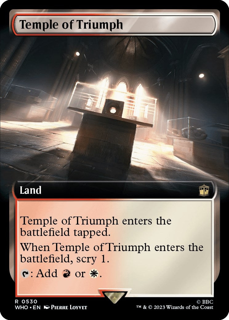 Temple of Triumph (Extended Art) (530) (Universes Beyond: Doctor Who)