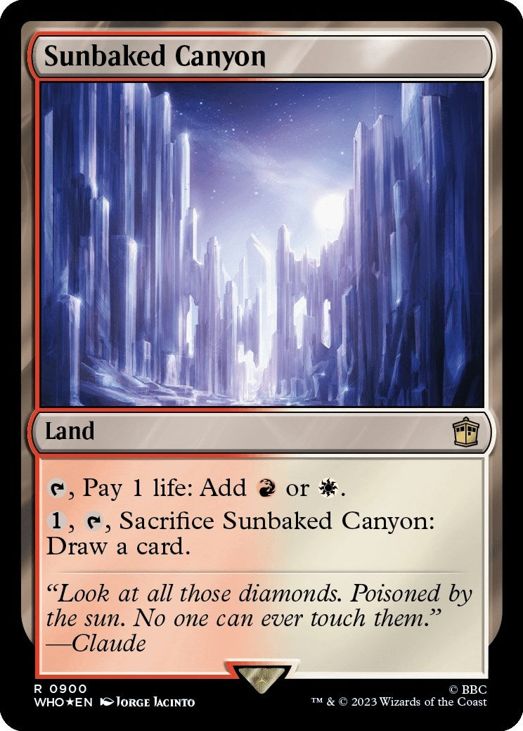 Sunbaked Canyon (Surge Foil) (900) (Universes Beyond: Doctor Who)
