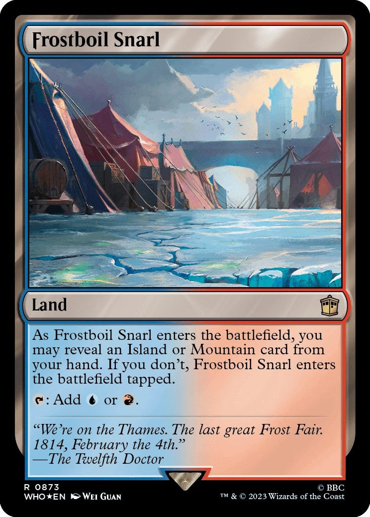 Frostboil Snarl (Surge Foil) (873) (Universes Beyond: Doctor Who)