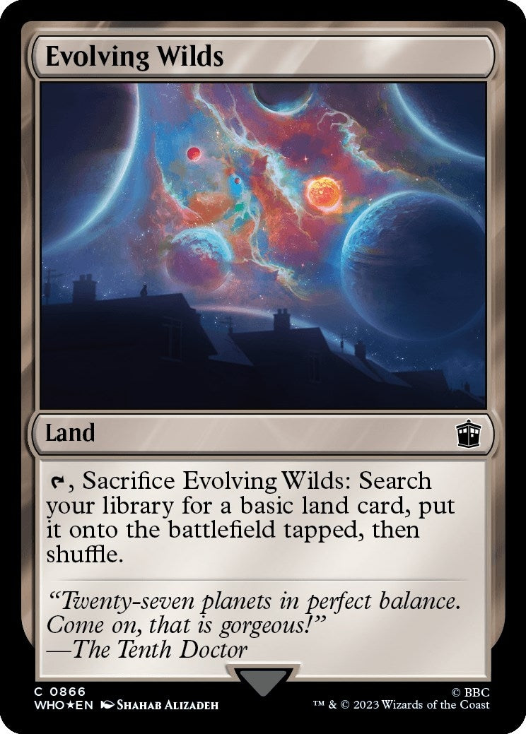 Evolving Wilds (Surge Foil) (866) (Universes Beyond: Doctor Who)