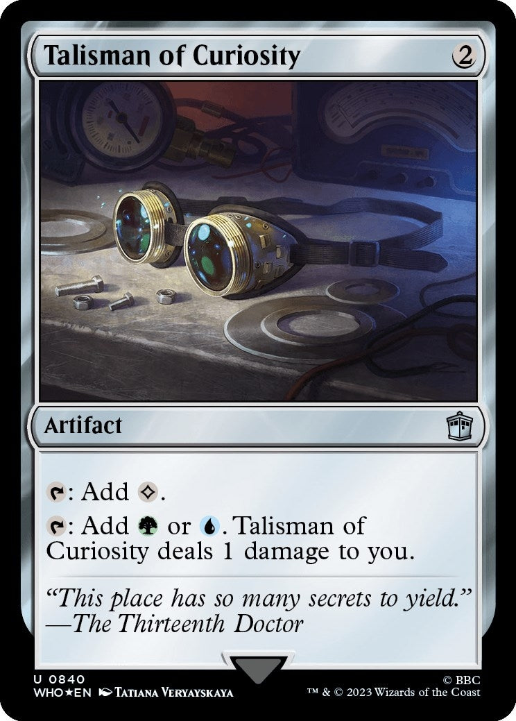 Talisman of Curiosity (Surge Foil) (840) (Universes Beyond: Doctor Who)