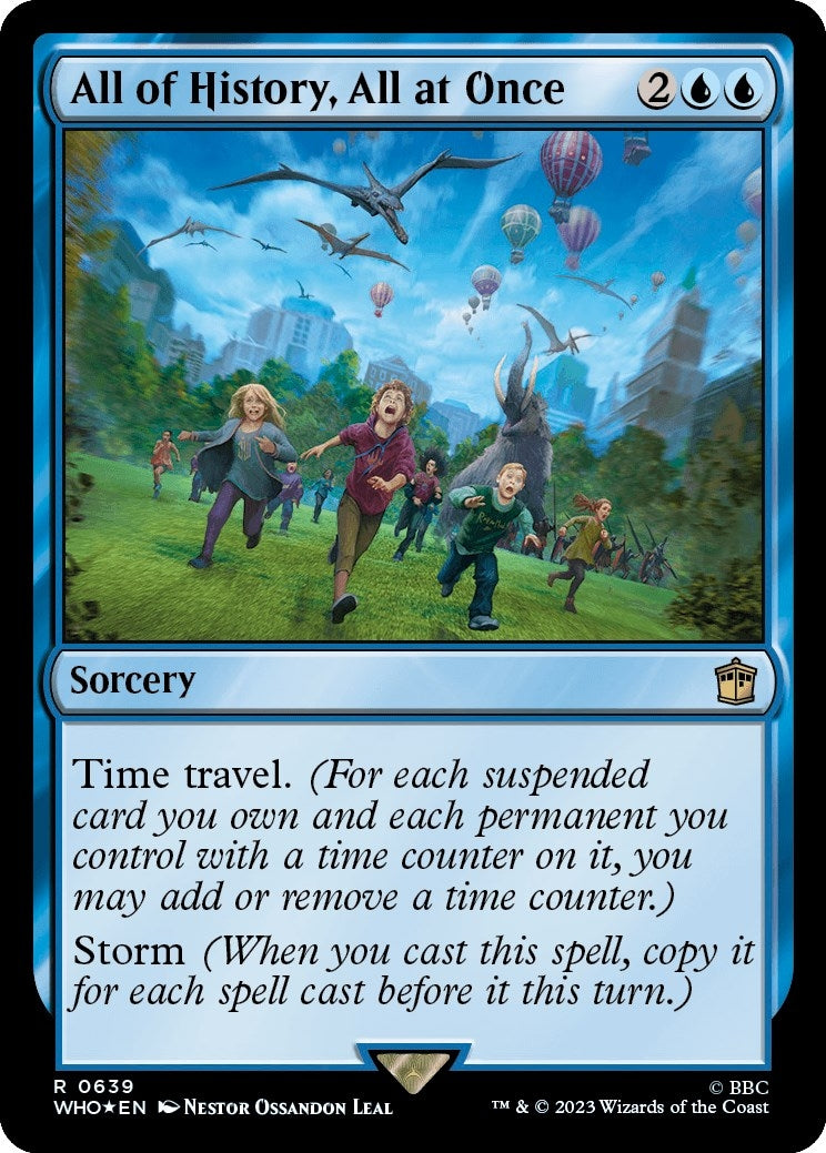 All of History, All at Once (Surge Foil) (639) (Universes Beyond: Doctor Who)