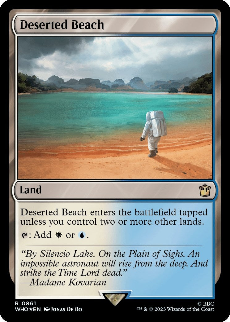 Deserted Beach (Surge Foil) (861) (Universes Beyond: Doctor Who)