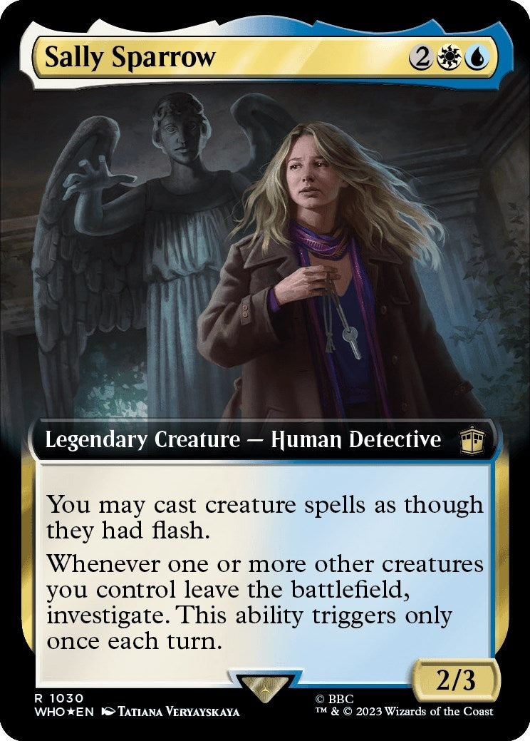 Sally Sparrow (Extended Art) (Surge Foil) (1030) (Universes Beyond: Doctor Who)