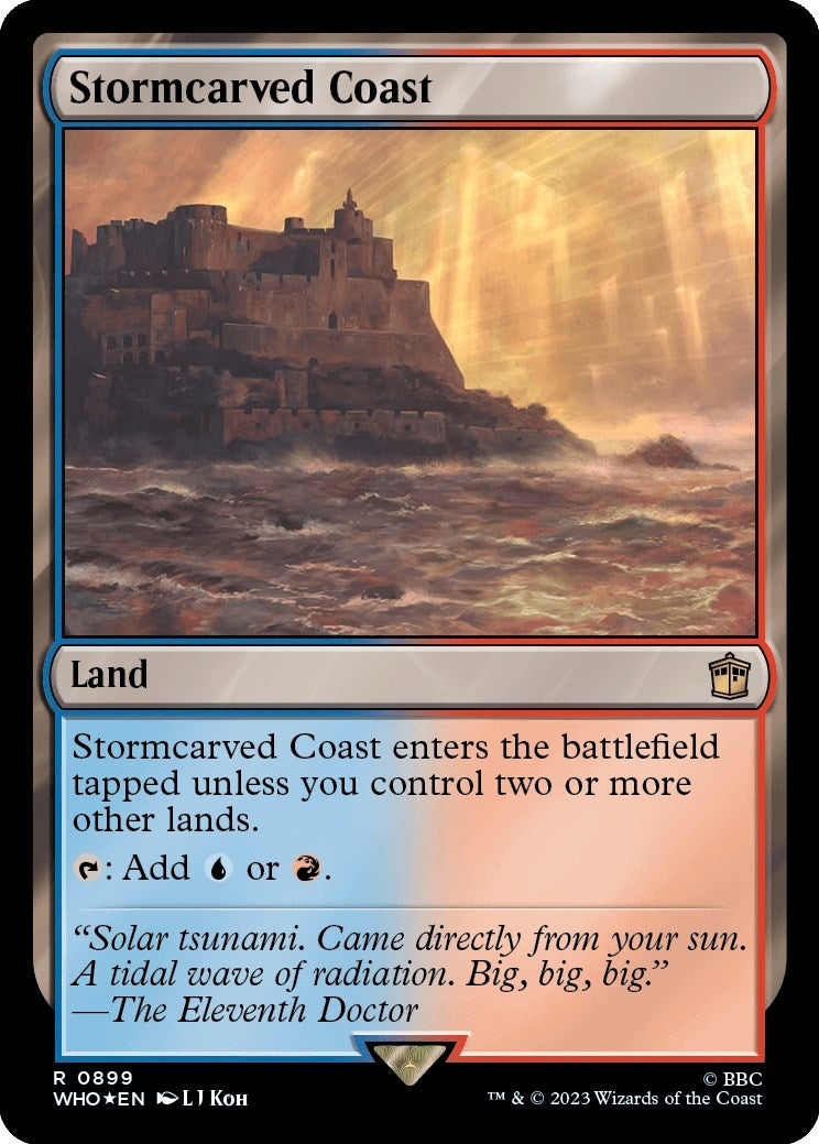 Stormcarved Coast (Surge Foil) (899) (Universes Beyond: Doctor Who)
