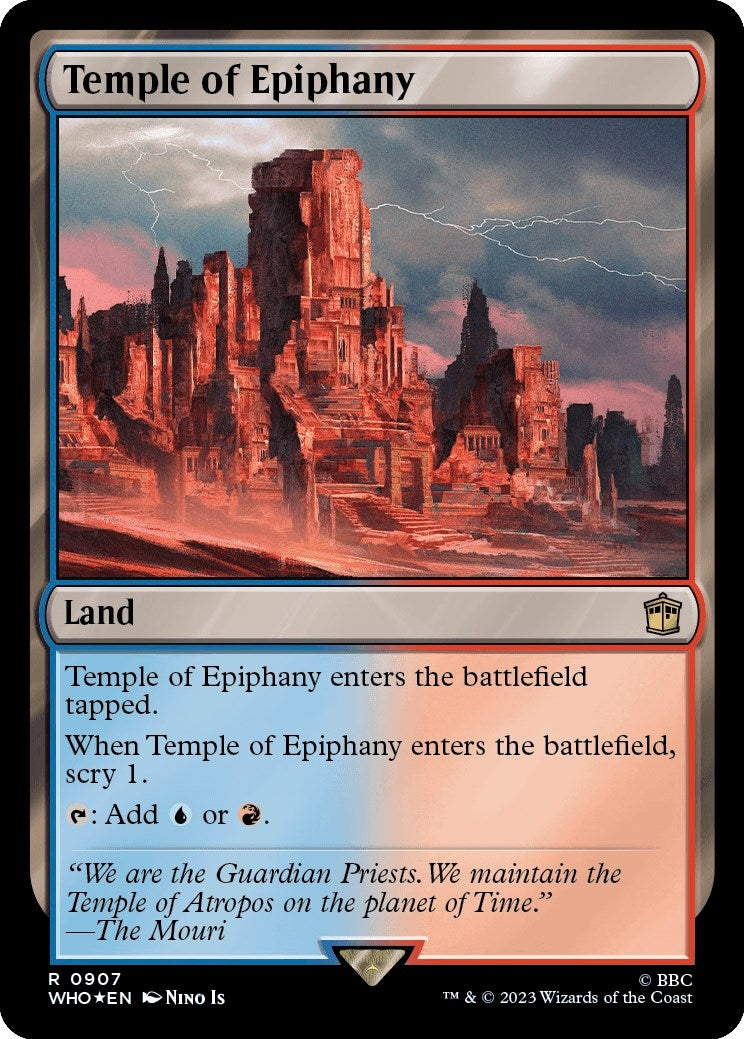 Temple of Epiphany (Surge Foil) (907) (Universes Beyond: Doctor Who)