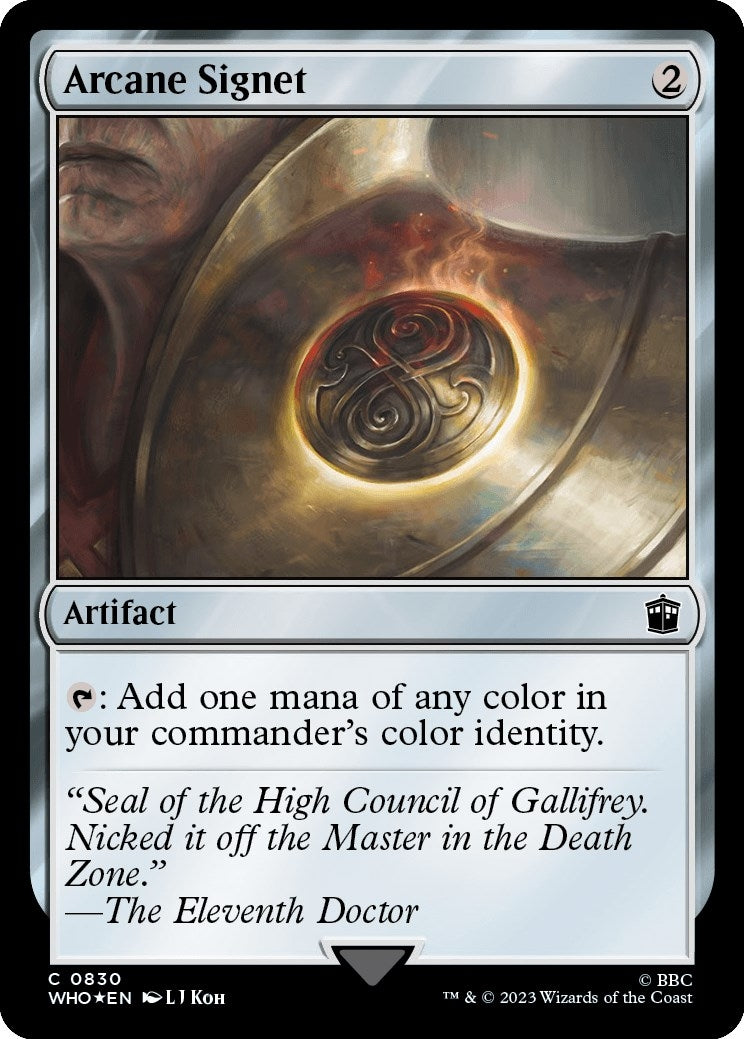 Arcane Signet (Surge Foil) (830) (Universes Beyond: Doctor Who)