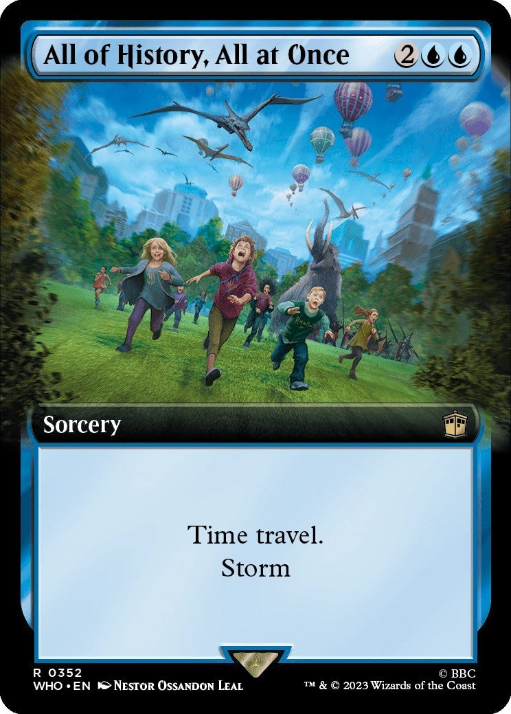 All of History, All at Once (Extended Art) (352) (Universes Beyond: Doctor Who)
