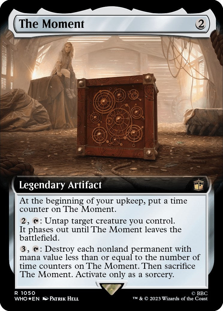 The Moment (Extended Art) (Surge Foil) (1050) (Universes Beyond: Doctor Who)