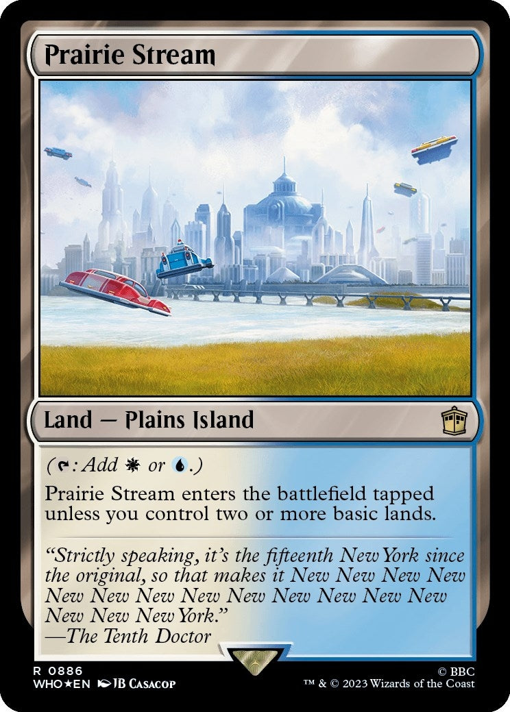Prairie Stream (Surge Foil) (886) (Universes Beyond: Doctor Who)