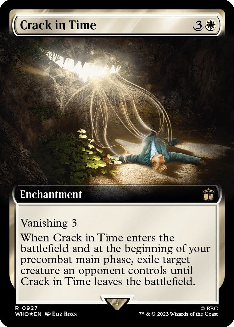 Crack in Time (Extended Art) (Surge Foil) (927) (Universes Beyond: Doctor Who)