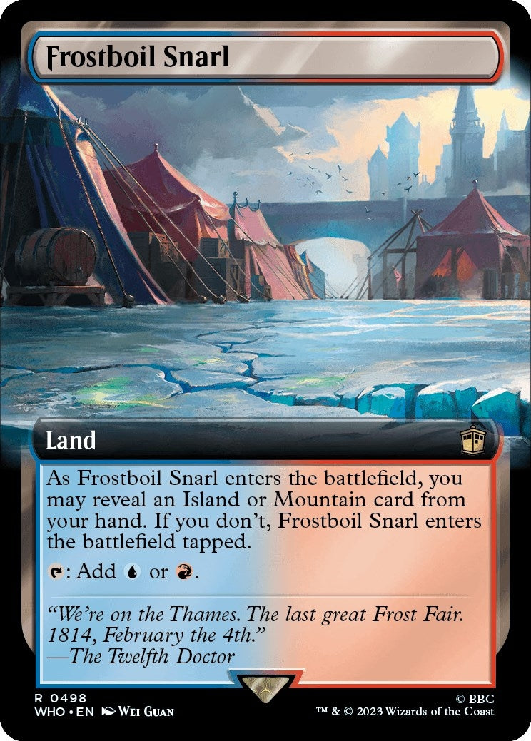 Frostboil Snarl (Extended Art) (498) (Universes Beyond: Doctor Who)