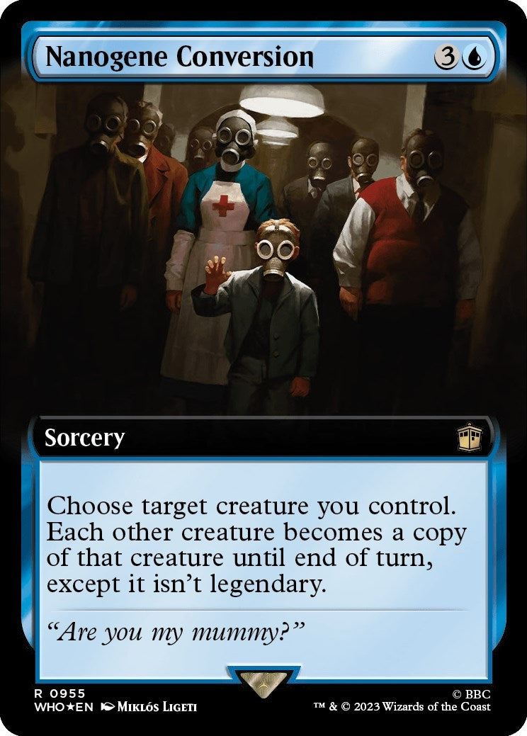 Nanogene Conversion (Extended Art) (Surge Foil) (955) (Universes Beyond: Doctor Who)