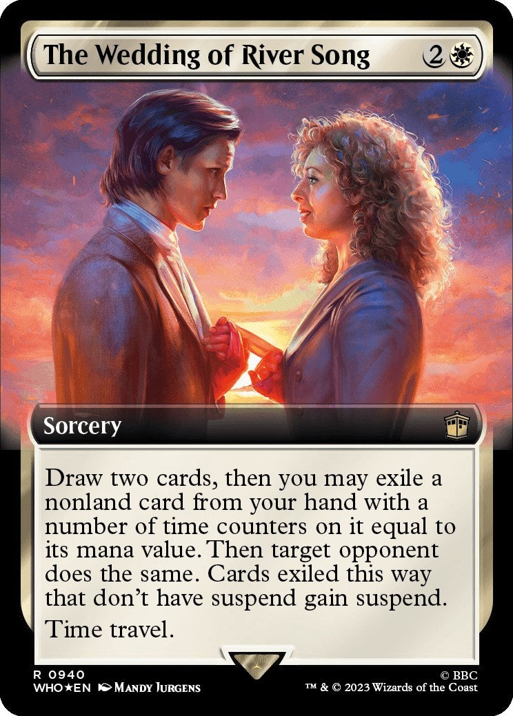 The Wedding of River Song (Extended Art) (Surge Foil) (940) (Universes Beyond: Doctor Who)
