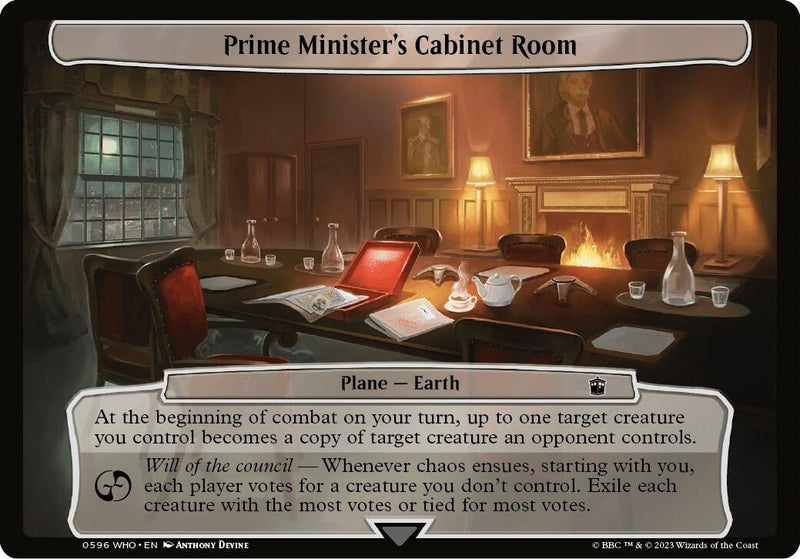Prime Minister's Cabinet Room (596) (Planechase: Universes Beyond: Doctor Who)