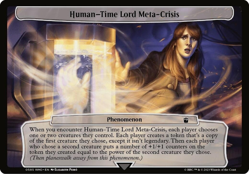 Human-Time Lord Meta-Crisis (585) (Planechase: Universes Beyond: Doctor Who)