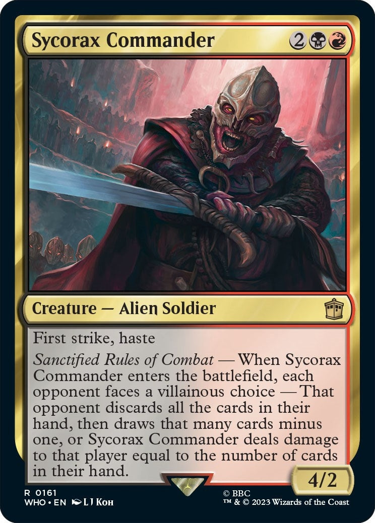 Sycorax Commander (161) (Universes Beyond: Doctor Who)